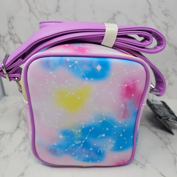 NWT Loungefly Disney Minnie & Mickey Mouse Constellation Crossbody Bag Pluto - Picture 3 of 5